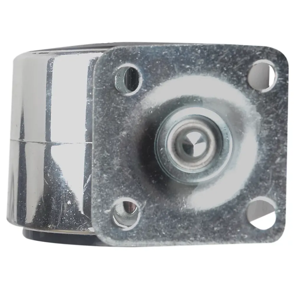 Roulette Et Roue-Roulette jumelée pivotante sans frein ø50 mm, plaque 38 x 38 mm, charge max 40 kg