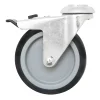 Roulette Et Roue-Roulette pivotante avec frein ø100 mm, œil, charge max 70kg