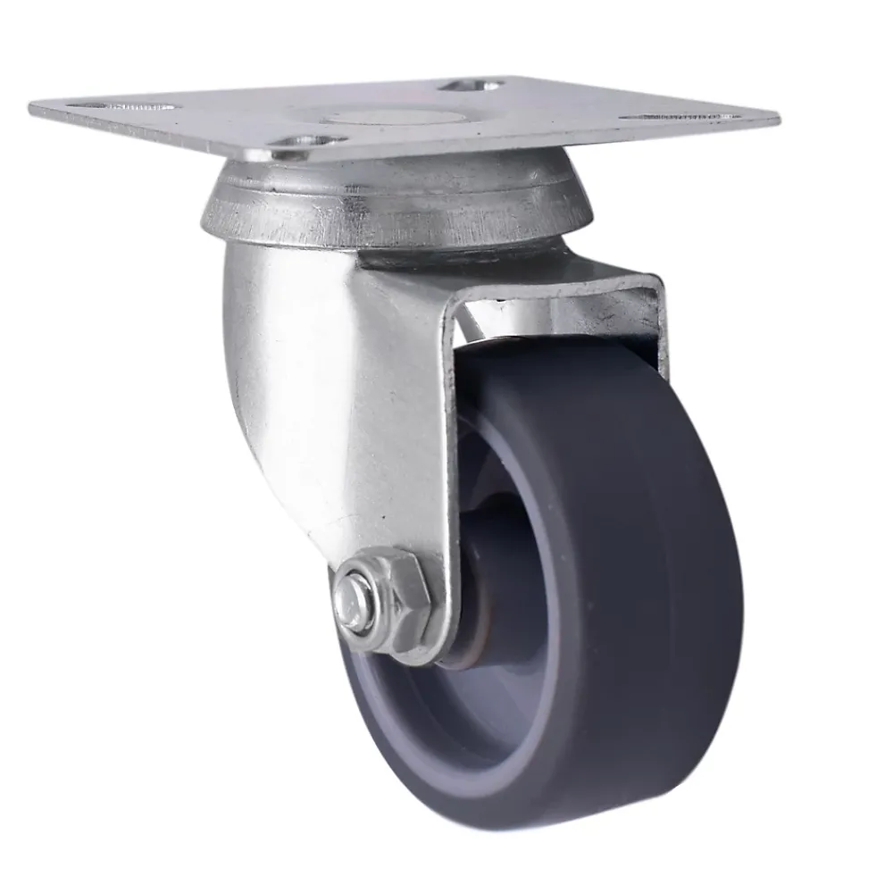 Roulette Et Roue-Roulette pivotante grise ø5 cm, charge max 30 kg