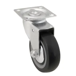 Roulette pivotante grise ø7.5 cm, charge max 60 kg