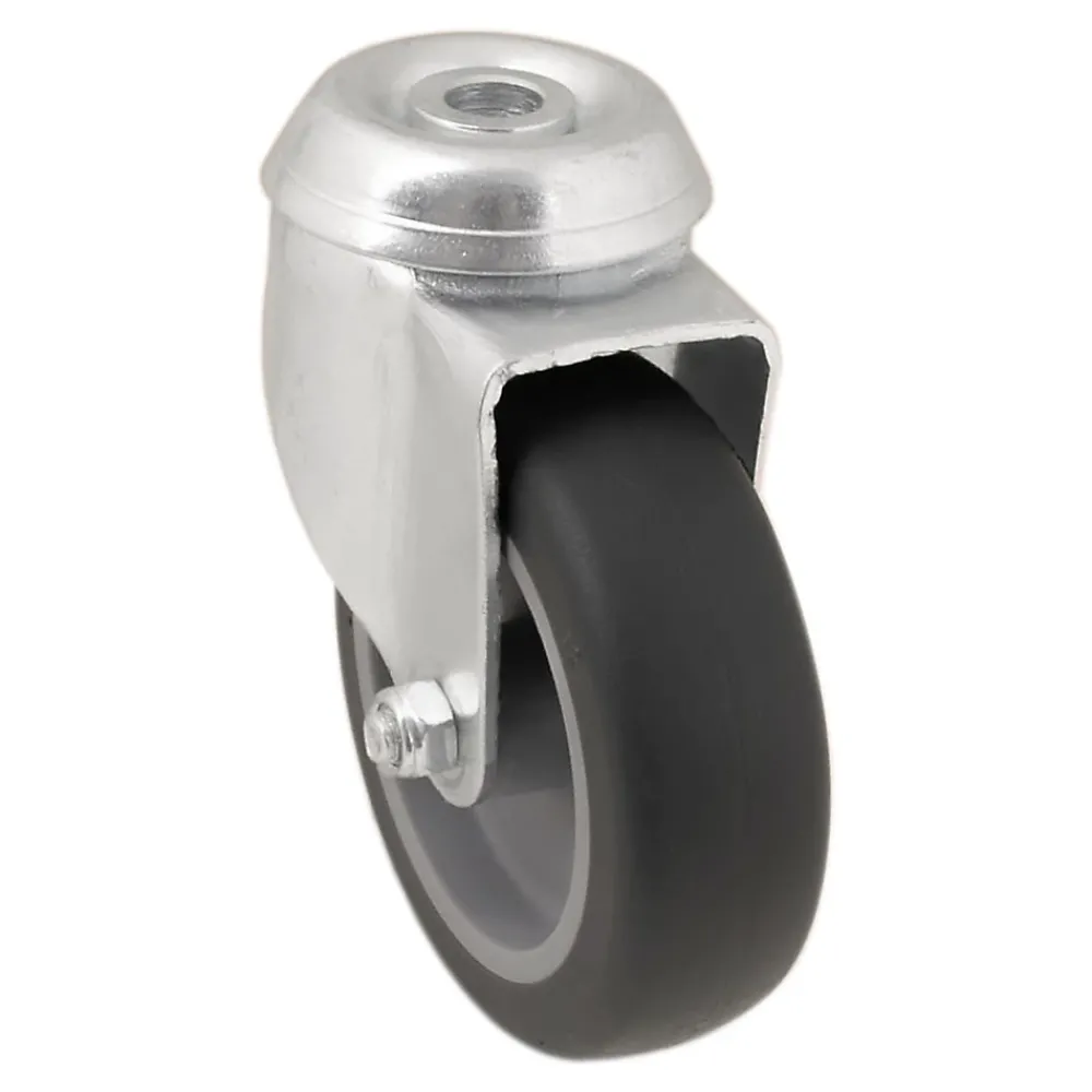 Roulette pivotante grise ø7.63 cm, charge max 55 kg