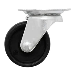 Roulette pivotante noire ø4.1 cm, charge max 20 kg