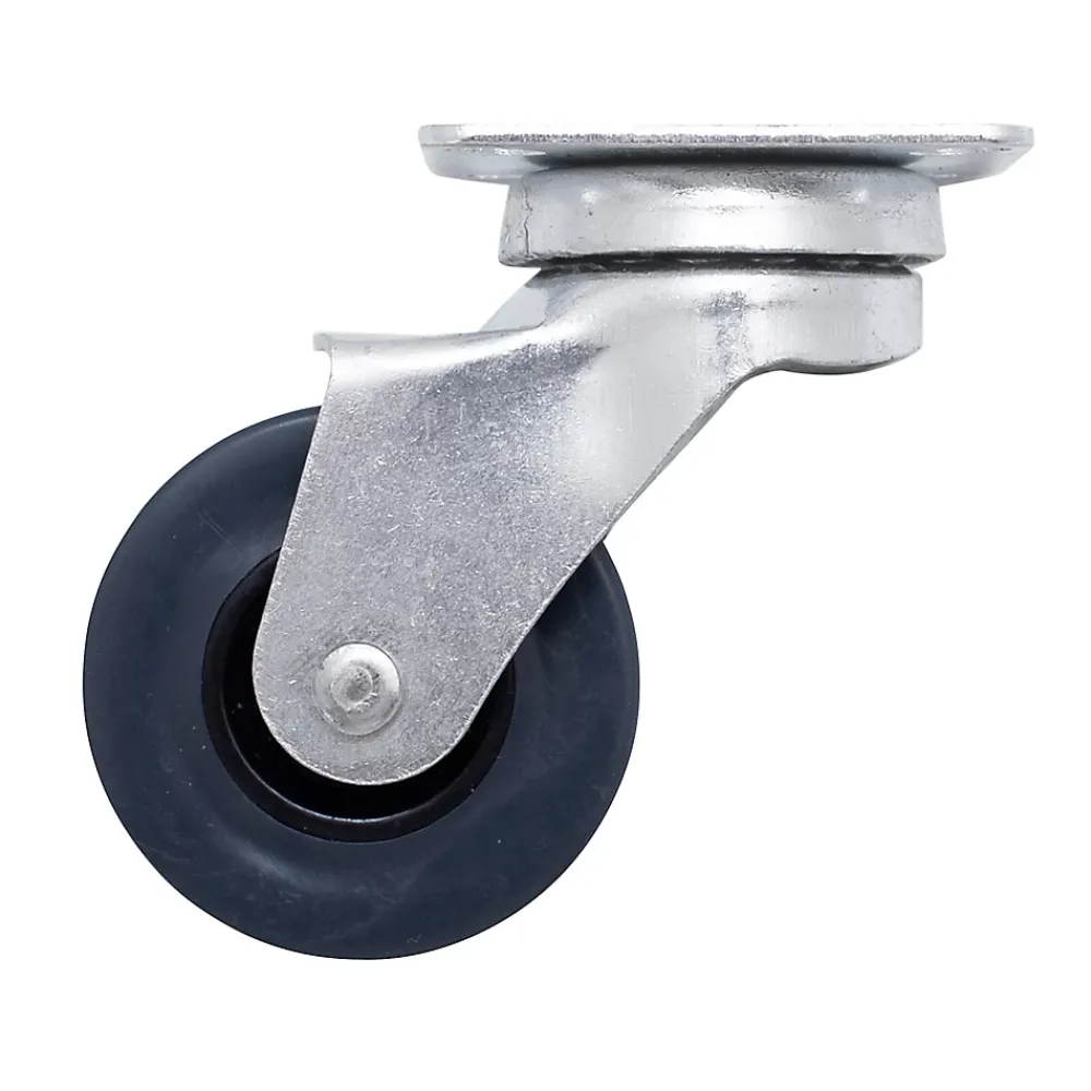 Roulette Et Roue-Roulette pivotante sans frein ø40 mm, plaque ø42 mm, charge max 25kg