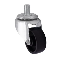 Roulette Et Roue-Roulette pivotante sans frein ø40 mm, plaque 10 x 15 mm, 20kg