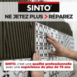 Sinto Répare faïence, émail, céramique Matériaux blanc 30g