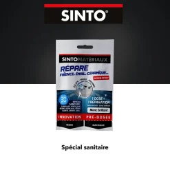 Sinto Répare faïence, émail, céramique Matériaux blanc 30g