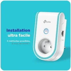 TP-link Routeur Et Extension Wifi-Répéteur WiFi AC1200 avec prise intégrée