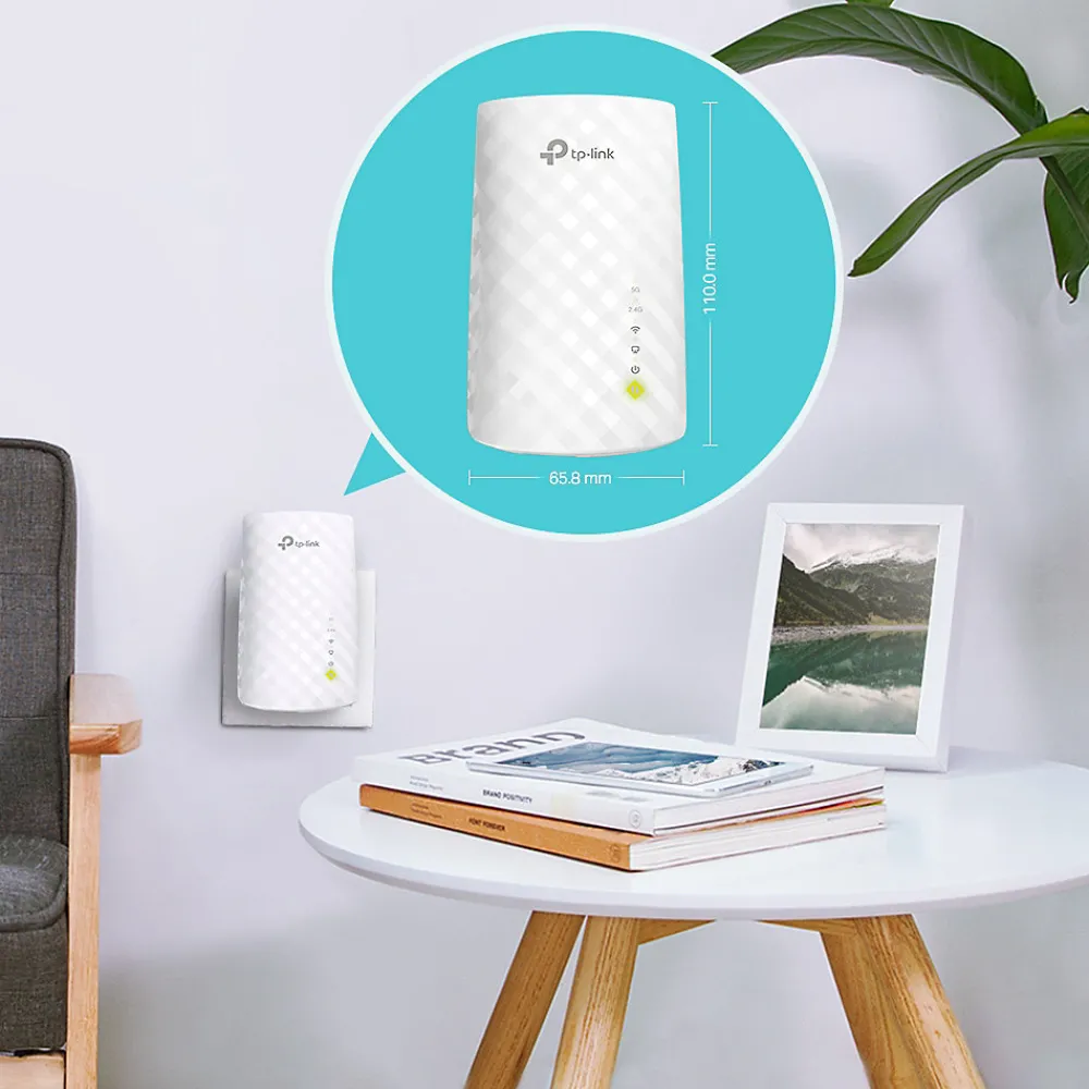 TP-link Routeur Et Extension Wifi-Répéteur WiFi bi-bande AC750 blanc
