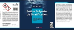 Soloplast Vosschemie Résine polyester de stratification Yachtcare 2 kg