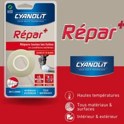 Cyanolit Colle-Ruban auto-amalgamant silicone Repar+