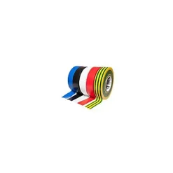 Diall Ruban Isolant Électrique-Ruban d'isolation, couleur mélangée 19 mm x 33 m vendu par 5 pièces
