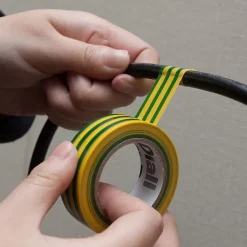 Diall Ruban Isolant Électrique-Ruban d'isolation électrique 19 mm x 10 m vert et jaune