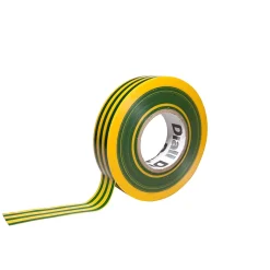 Diall Ruban Isolant Électrique-Ruban d'isolation électrique 19 mm x 33 m vert et jaune
