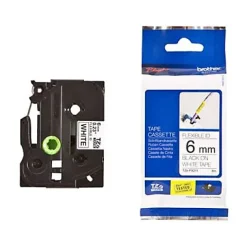 Brother Ruban pour étiqueteuse TZEFX211 noir sur blanc 6 mm x 8 m
