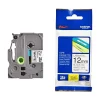 Brother Panneau De Signalisation-Ruban pour étiqueteuse TZE231 noir sur blanc 12 mm x 8 m
