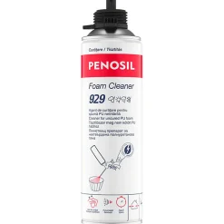 Rubson Pack de 12 Mousses Expansives WhiteTeq Pistolable 750ml + 3 Nettoyants FoamCleaner 929 500ml Penosil + Pistolet