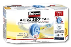 Rubson Absorbeur D'Humidité-- Recharge Aero 360 Nature Experience Fleurs Sauvages Lot De 4 Recharges