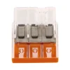 Wago Sachet de 20 bornes 3 entrées série 2273 -