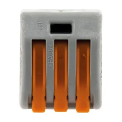 Wago Sachet de 5 bornes 3 entrées série 222 -