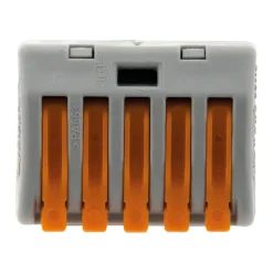 Wago Sachet de 5 bornes 5 entrées série 222 -