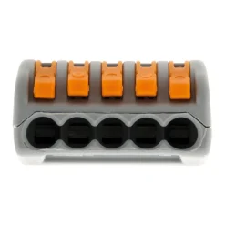 Wago Sachet de 5 bornes 5 entrées série 222 -