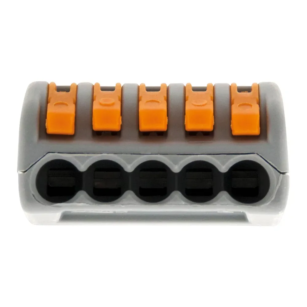 Wago Sachet de 5 bornes 5 entrées série 222 -