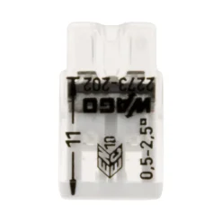 Wago Sachet de 10 bornes 2 entrées série 2273 -