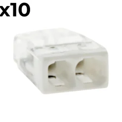 Wago Sachet de 10 bornes 2 entrées série 2273 -