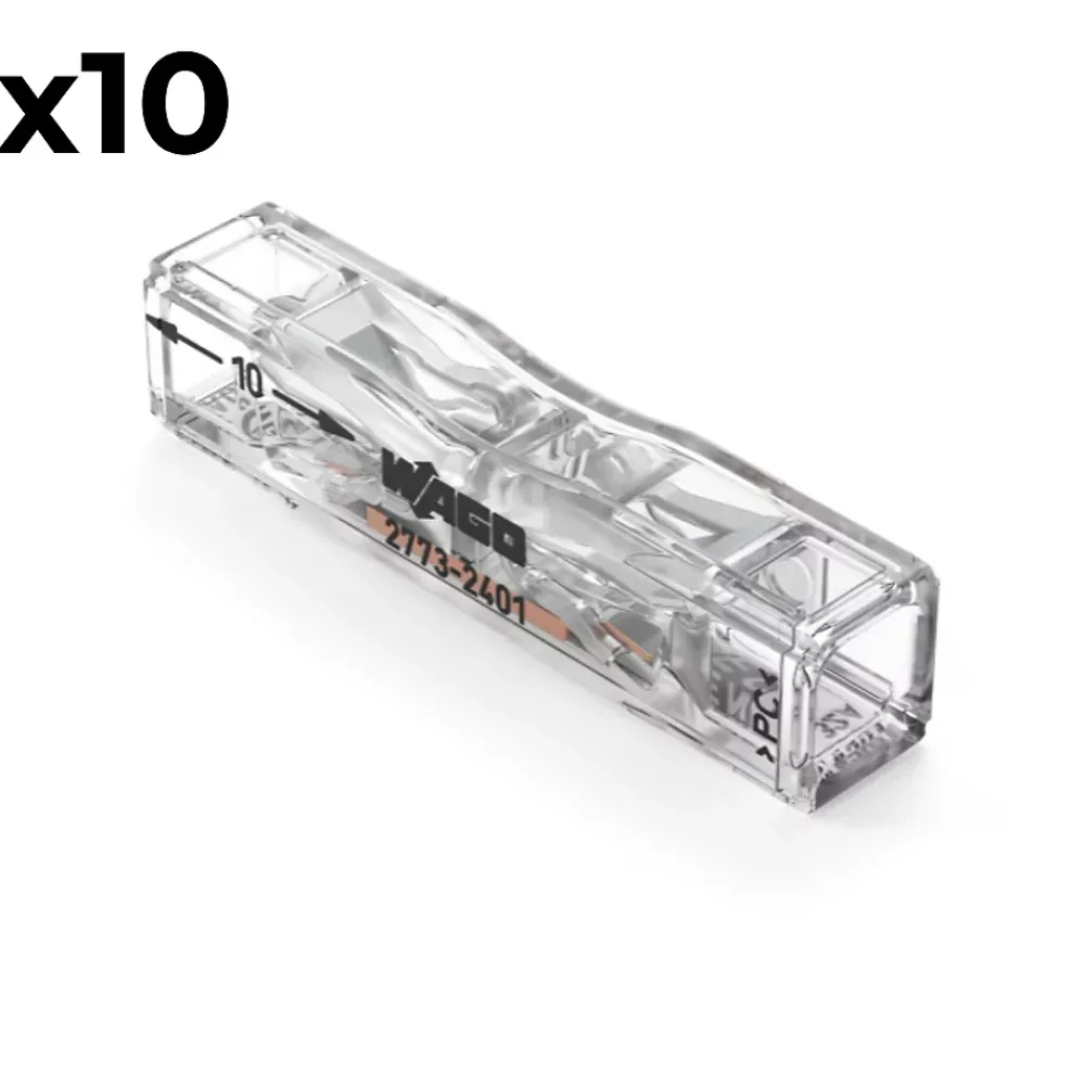 Wago Sachet de 10 bornes Inline série 2773 -