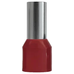 Arvi Tournevis D'Électricien-Sachet De 100 Embouts De Câblage Pour Fil Souple Section 35mm² - Rouge - Collerette Isolante