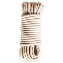 Tecplast Sandow élastique Ivoire 15 mètres - Qualité PRO 9SW - Tendeur pour bâche de diamètre 9 mm
