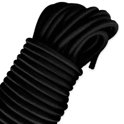 Tecplast Sandow élastique Noir 60 mètres - Qualité PRO 9SW - Tendeur pour bâche de diamètre 9 mm