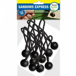 Terre Jardin Sandow élastique pour bâche - Lot de 10