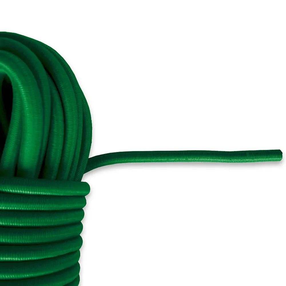 Tecplast Tendeur, Sandow Et Élastique-Sandow élastique Vert 15 mètres - Qualité PRO 9SW - Tendeur pour bâche de diamètre 9 mm