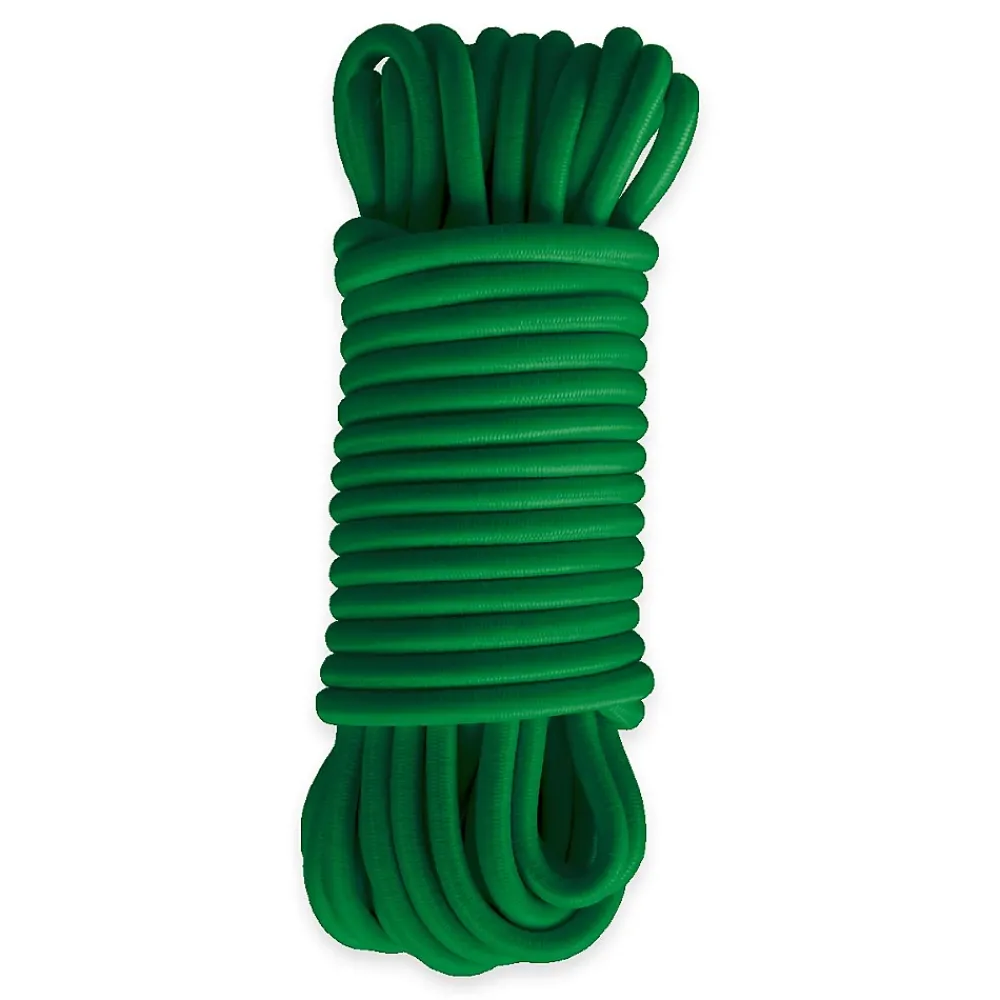 Tecplast Tendeur, Sandow Et Élastique-Sandow élastique Vert 15 mètres - Qualité PRO 9SW - Tendeur pour bâche de diamètre 9 mm