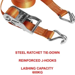 Master Lock Sangle à cliquet Fastlink orange 4,5 m x 35 mm