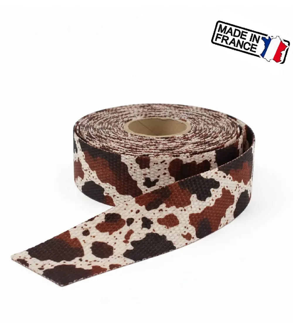 Secodir Sangle-Sangle Décorative Animalière - 30 mm - Rouleau 5m