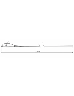 Thirard Sangle-Sangle de serrage, 2.5m à boucle autoserrante, rouge -