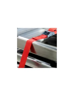 Thirard Sangle-Sangle de serrage, 2.5m à boucle autoserrante, rouge -