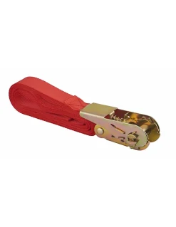 Thirard Sangle de serrage, 5m, à cliquet, rouge -