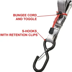 Master Lock Sangle-2 sangles à boucles autobloquantes 1,80 m
