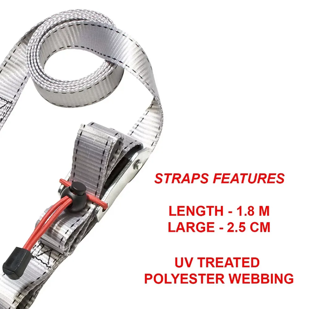 Master Lock Sangle-2 sangles à boucles autobloquantes 1,80 m