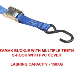 Master Lock 2 sangles à boucles autobloquantes 2 m x 25 mm