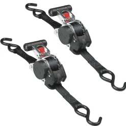 Master Lock 2 sangles rétractables 3m x 25mm Crochet S