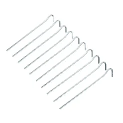 Diall Accessoire De Corde, Câble Et Chaîne-Sardine vendue par 10 en acier galvanisé Ø.4 mm x l. 180 mm