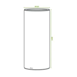 Sauter Chauffe-eau électrique CANGAR vertical mural 150L - ACI Hybride
