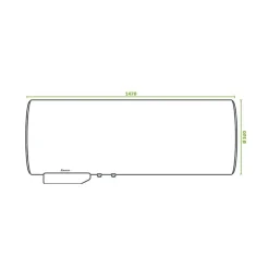 Sauter Chauffe-eau électrique CANGAR horizontal mural 200L - ACI Hybride