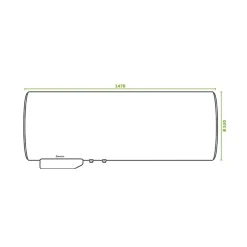 Sauter Chauffe-eau électrique CANGAR horizontal mural 200L - ACI Hybride