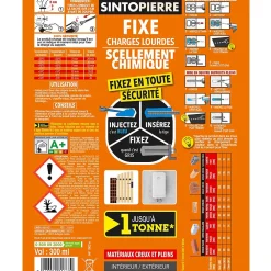 Sintopierre Cheville Scellement Chimique-Scellement chimique 300ml