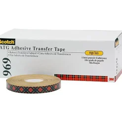 1001 Ruban Adhésif-1022 Scotch 9691916 film adhésif double face transparent 19 mm x 16,5 m - haute adhérence, 0,13 mm